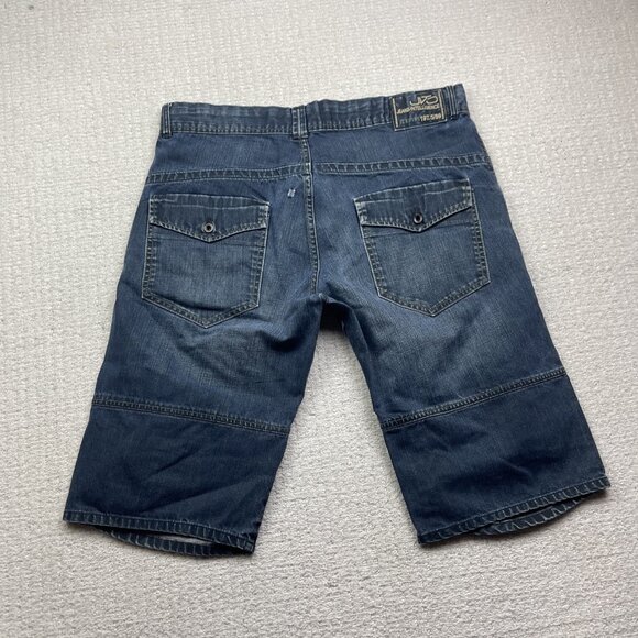 Y2K Jack And Jones Men’s Jeans Utility Denim Shorts Workwear Skater Baggy Read - Picture 8 of 12